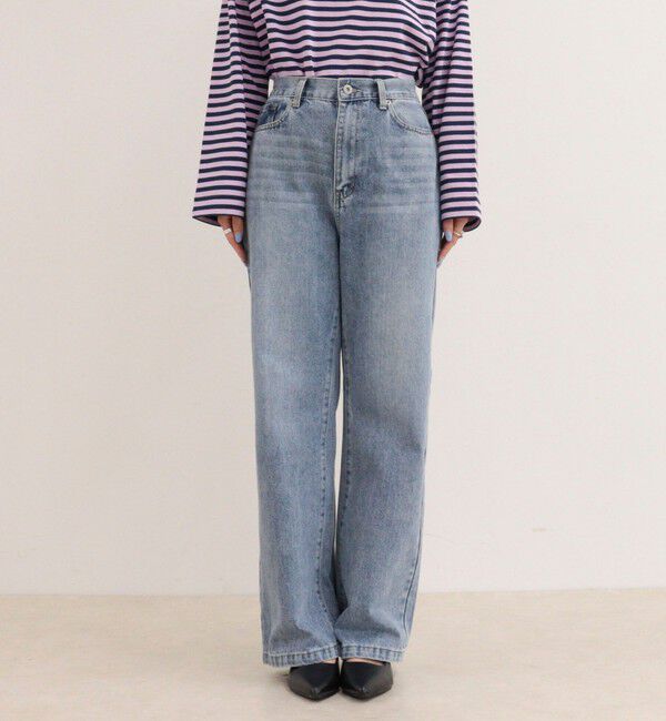 fredy emue「Dual Hem Lace Denim」|デニム|