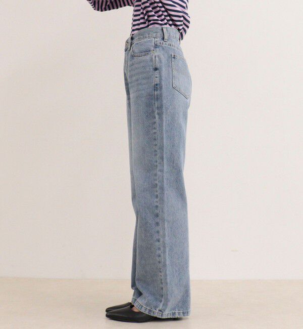 fredy emue「Dual Hem Lace Denim」|デニム|