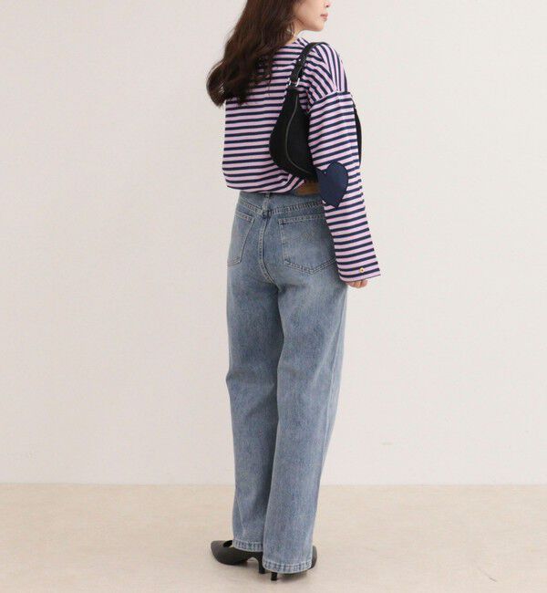 fredy emue「Dual Hem Lace Denim」|デニム|