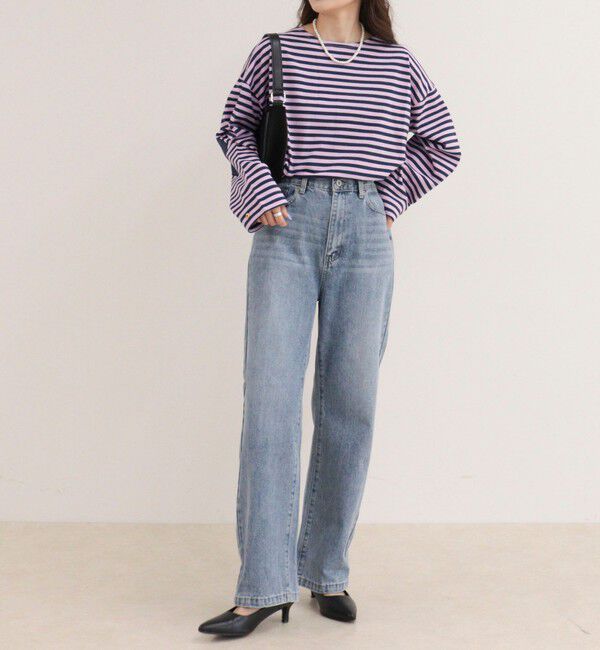 fredy emue「Dual Hem Lace Denim」|デニム|