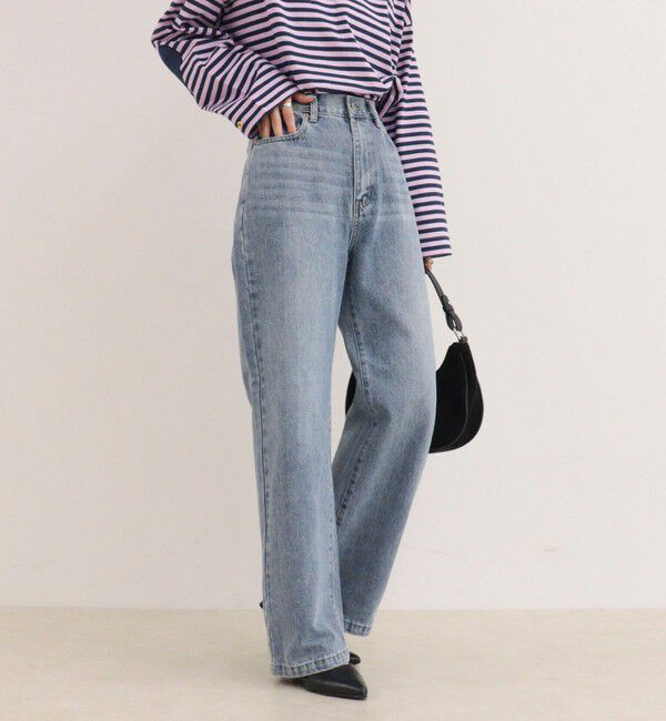 fredy emue「Dual Hem Lace Denim」|デニム|