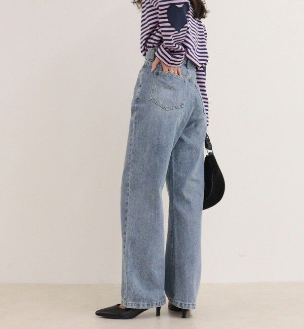 fredy emue「Dual Hem Lace Denim」|デニム|