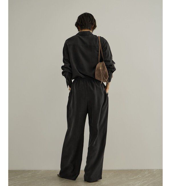 SALON adam et rope'「GENTLE SILK パンツ / セットアップ対応・新色追加」|シャツ・ブラウス|