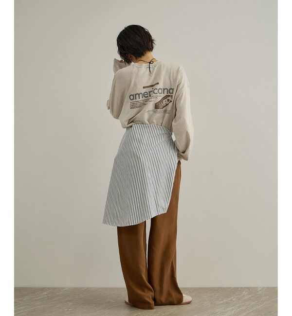 SALON adam et rope'「GENTLE SILK パンツ / セットアップ対応・新色追加」|シャツ・ブラウス|