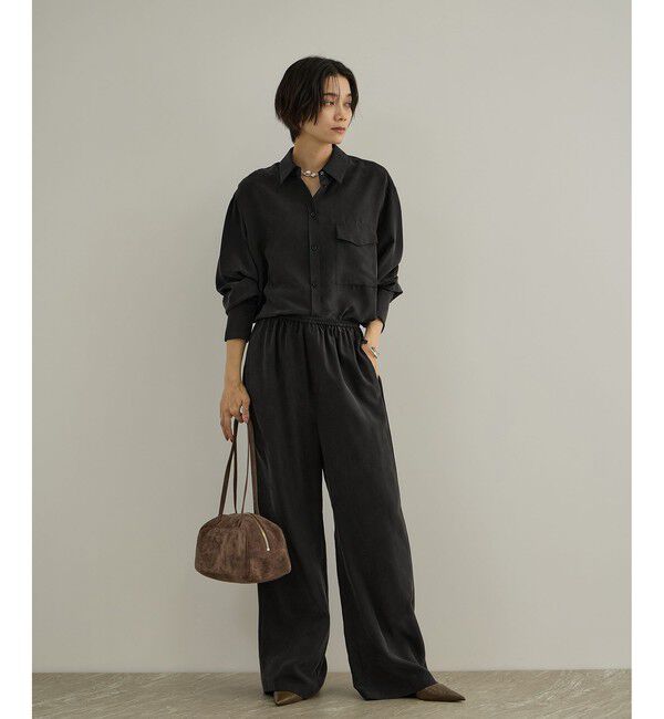SALON adam et rope'「GENTLE SILK パンツ / セットアップ対応・新色追加」|シャツ・ブラウス|