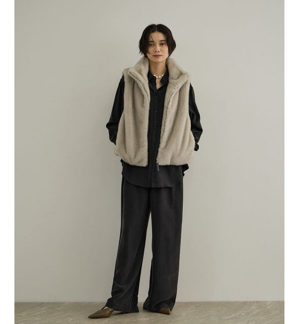 SALON adam et rope'「GENTLE SILK パンツ / セットアップ対応・新色追加」|シャツ・ブラウス|