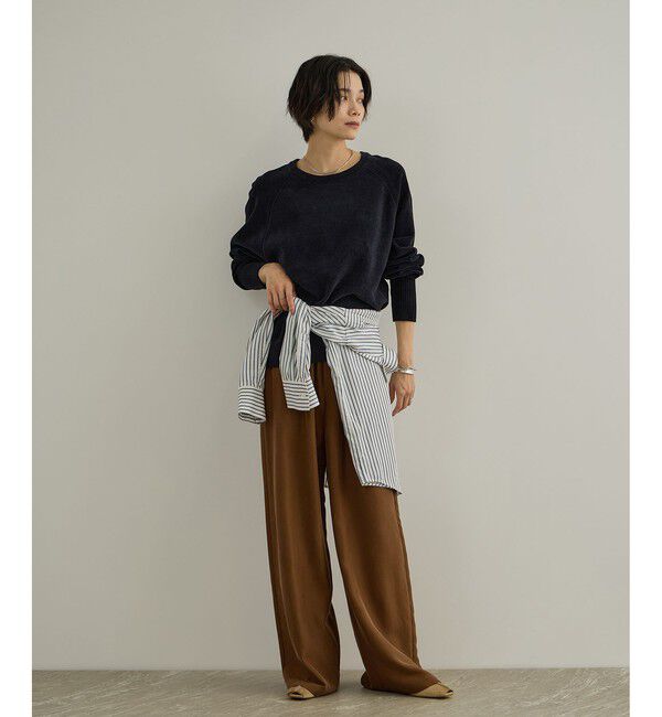 SALON adam et rope'「GENTLE SILK パンツ / セットアップ対応・新色追加」|シャツ・ブラウス|