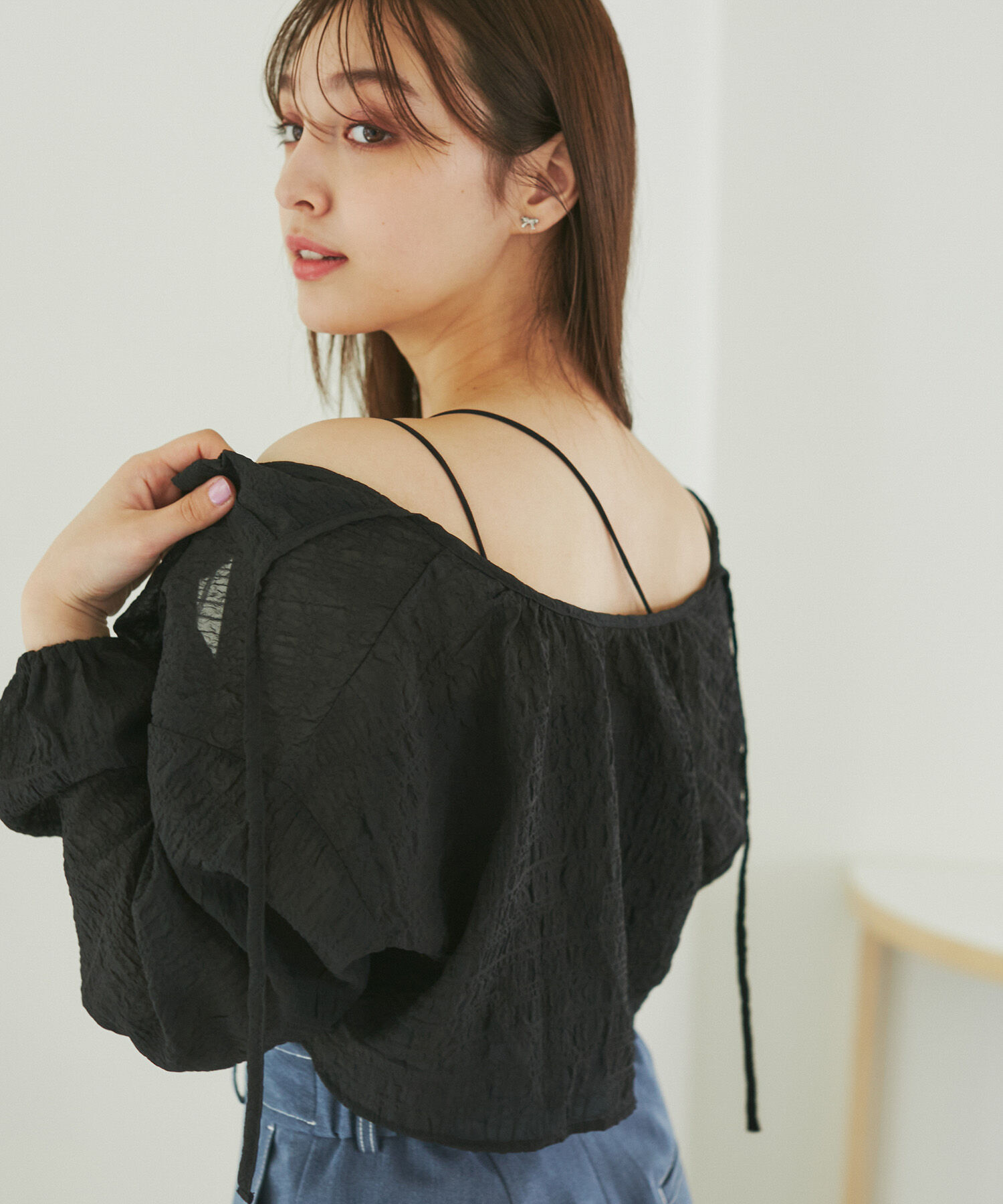 ROPE PICNIC PASSAGE「ふくれジャガードボレロ」|その他|