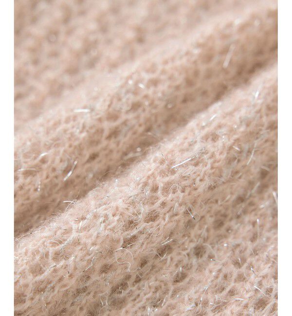 Rope&rsquo;Picnic「【emur/エミュール】フェザーラメメッシュ編みニット」|ニット・セーター|