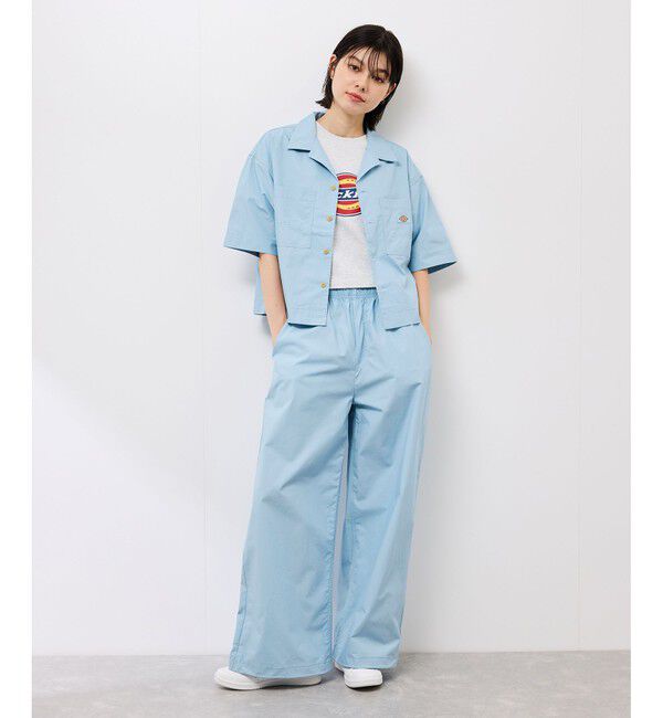 Rope&rsquo;Picnic「【Dickies】コットンダンプクロップドシャツ」|シャツ・ブラウス|