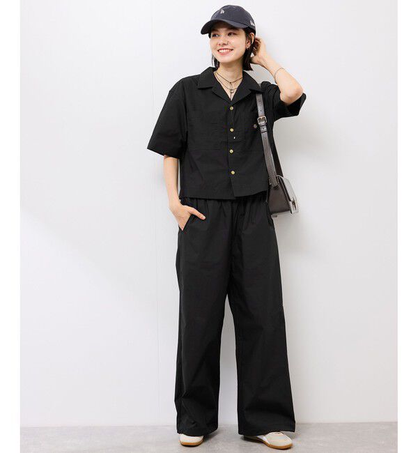 Rope&rsquo;Picnic「【Dickies】コットンダンプクロップドシャツ」|シャツ・ブラウス|