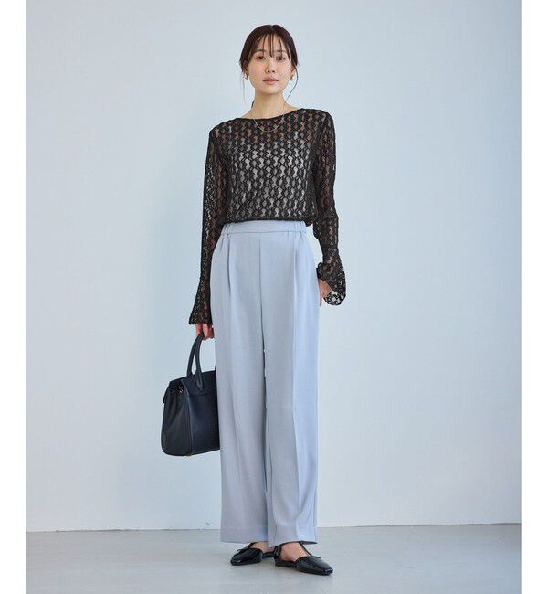 Rope&rsquo;Picnic「ベルスリーブレースカットトップス」|Tシャツ・カットソー|