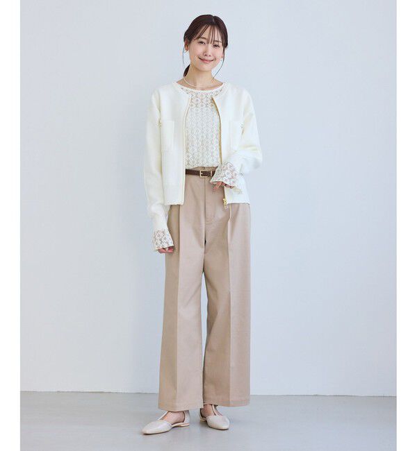 Rope&rsquo;Picnic「ベルスリーブレースカットトップス」|Tシャツ・カットソー|