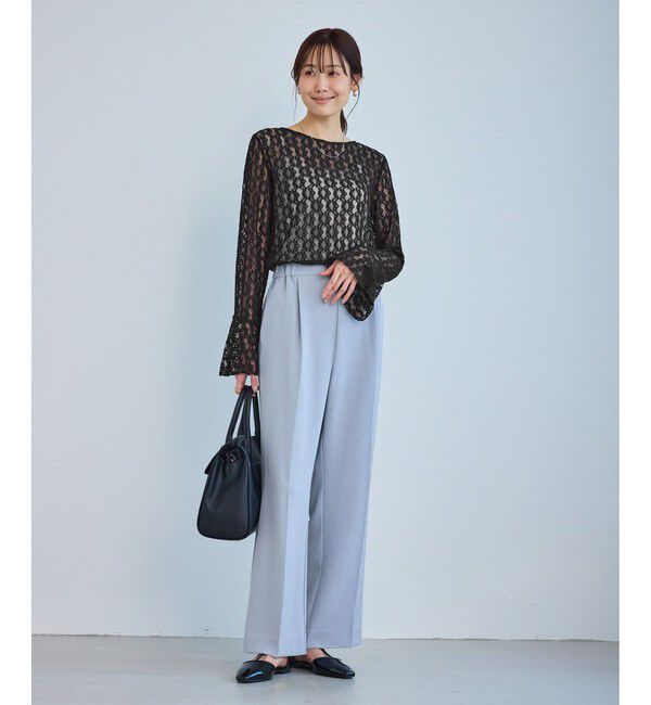 Rope&rsquo;Picnic「ベルスリーブレースカットトップス」|Tシャツ・カットソー|