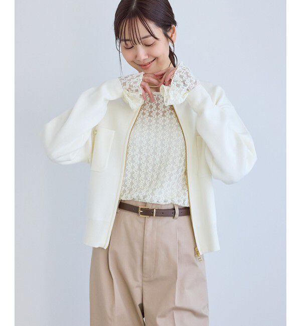 Rope&rsquo;Picnic「ベルスリーブレースカットトップス」|Tシャツ・カットソー|