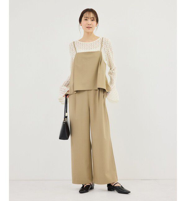Rope&rsquo;Picnic「ベルスリーブレースカットトップス」|Tシャツ・カットソー|