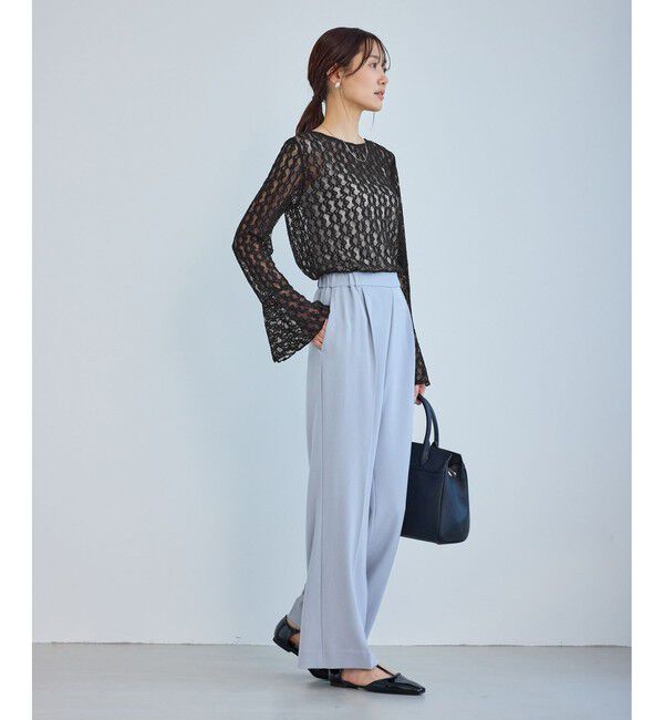 Rope&rsquo;Picnic「ベルスリーブレースカットトップス」|Tシャツ・カットソー|