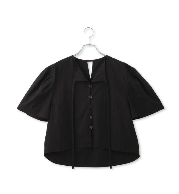 ADAM ET ROPE'「【WEB限定】タックスリーブブラウス」|シャツ・ブラウス|