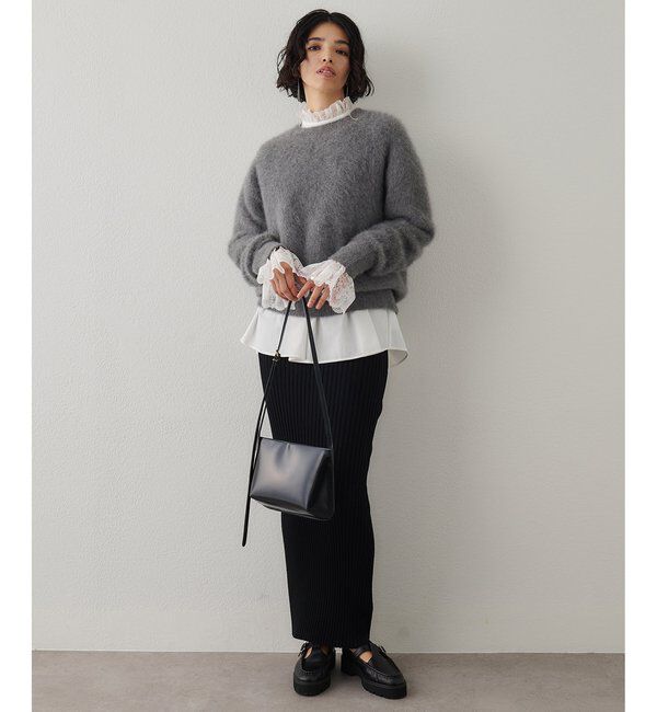  「〈WEB限定〉ファークルーネックプルオーバー」|ニット・セーター|