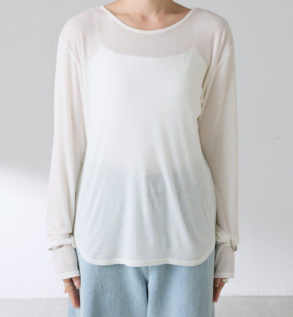  「【芋生悠&times;Q.anosコラボ】スリングセットカットソー」|Tシャツ・カットソー|