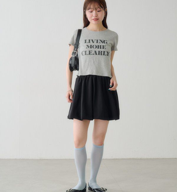  「【S.Mサイズ展開】ヴィンテージ加工ロゴTEE」|Tシャツ・カットソー|