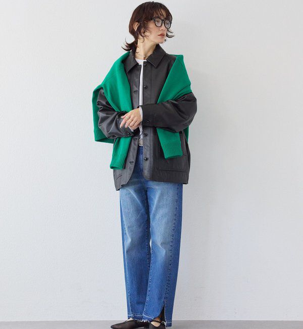  「【RIMH】【3サイズ展開/ストレッチ】カッティングデニム」|デニム|