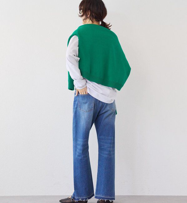  「【RIMH】【3サイズ展開/ストレッチ】カッティングデニム」|デニム|