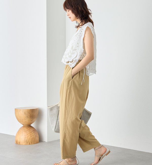  「【a Nice （ア ・ニース）】カットワークジレ」|シャツ・ブラウス|