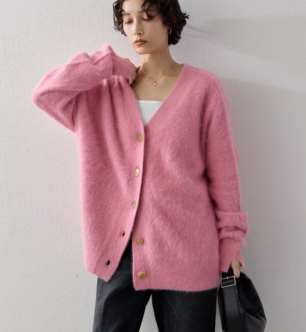  「ファーカシミヤ3WAYカーディガン」|ニット・セーター|