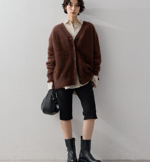  「ファーカシミヤ3WAYカーディガン」|ニット・セーター|