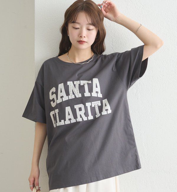  「スタッズロゴカレッジTシャツ」|Tシャツ・カットソー|