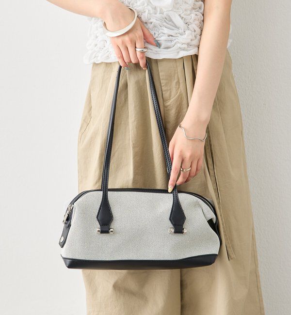  「WハンドルワイドボストンコンビBAG」|トートバッグ|