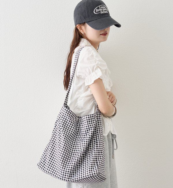  「ギンガムチェックトートBAG」|トートバッグ|