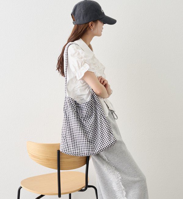  「ギンガムチェックトートBAG」|トートバッグ|
