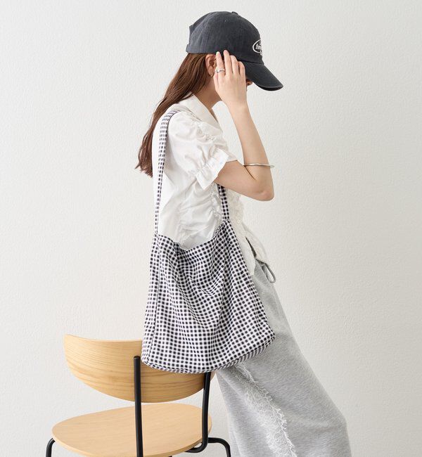  「ギンガムチェックトートBAG」|トートバッグ|