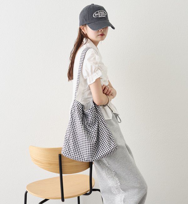  「ギンガムチェックトートBAG」|トートバッグ|