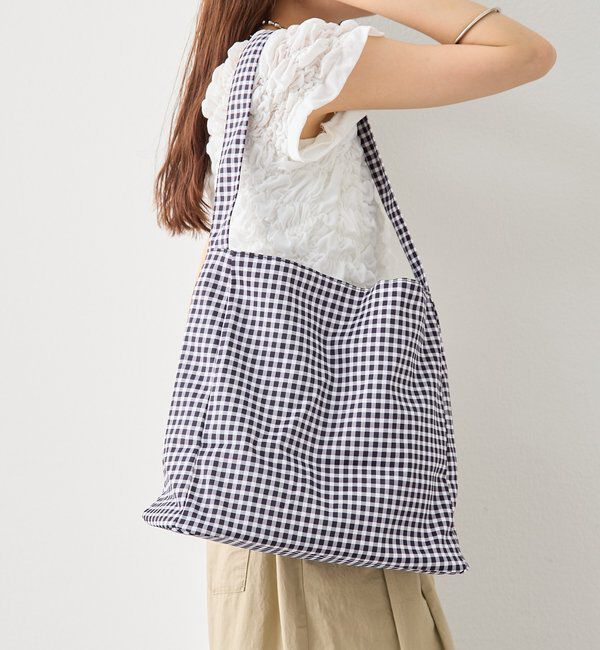  「ギンガムチェックトートBAG」|トートバッグ|