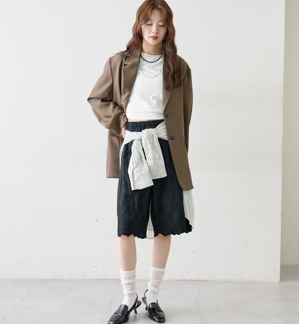  「スカラップレースハーフパンツ」|その他|