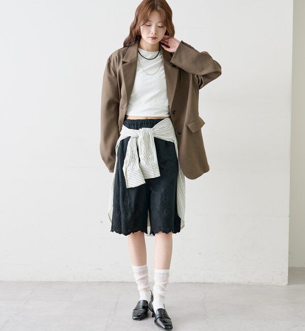  「スカラップレースハーフパンツ」|その他|