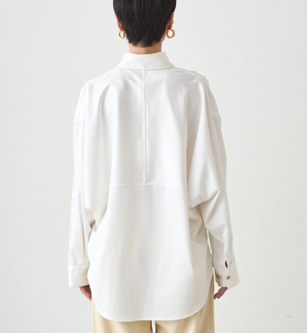  「《WEB限定/大人気につきリバイバル/累計販売１万枚達成》サテンBIGシャツ」|シャツ・ブラウス|