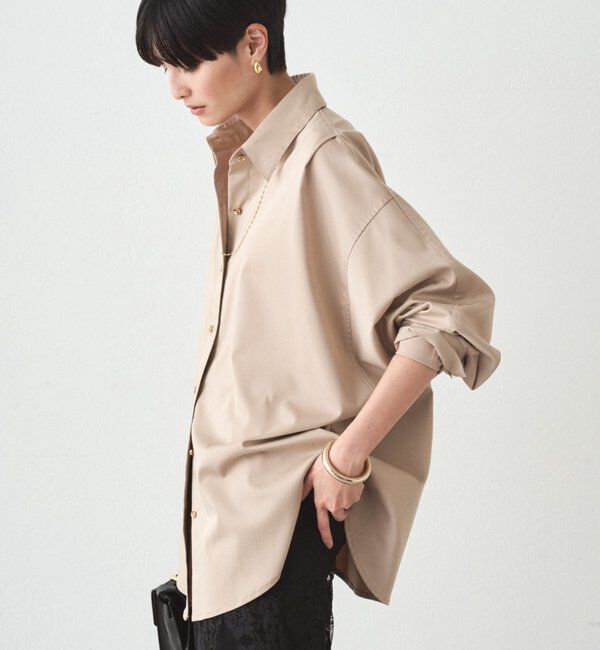  「《WEB限定/大人気につきリバイバル/累計販売１万枚達成》サテンBIGシャツ」|シャツ・ブラウス|