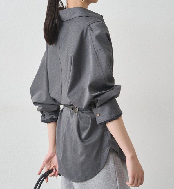  「《WEB限定/大人気につきリバイバル/累計販売１万枚達成》サテンBIGシャツ」|シャツ・ブラウス|