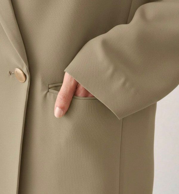  「《オンオフ活躍/セットアップ着用可》ダブルクロスジャケット」|テーラードジャケット|