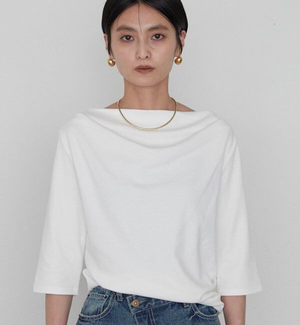  「ドレープカットソー」|Tシャツ・カットソー|オフホワイト
