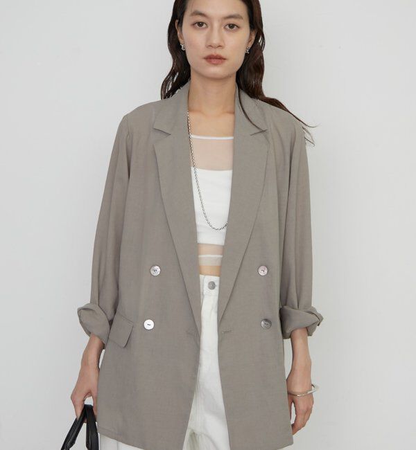  「【earthy_/アーシー】カップ付きチュールタンク」|Tシャツ・カットソー|