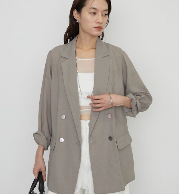  「【earthy_/アーシー】カップ付きチュールタンク」|Tシャツ・カットソー|