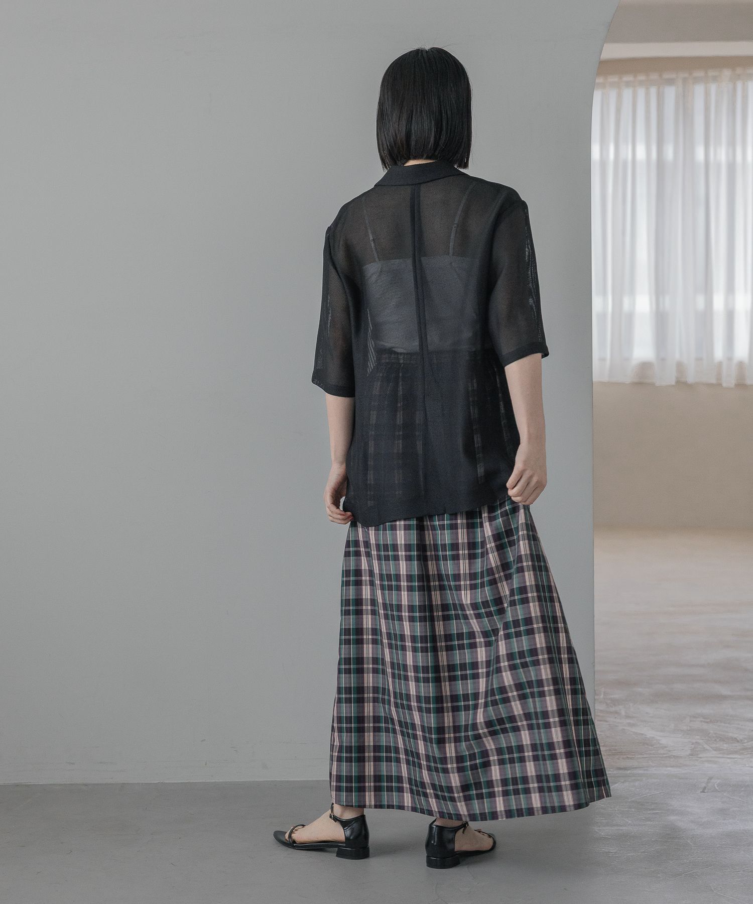 A part by 「【残り僅か!!】メッシュシングルジャケット_半袖」|その他|
