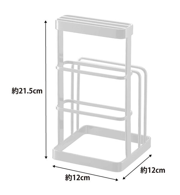 collex「【tower】カッティングボード＆ナイフスタンド 包丁収納 まな板収納 キッチン」|食器・キッチングッズ|