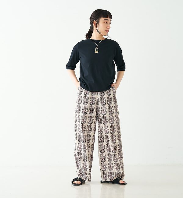 collex「ブロックプリント風 ボタニカルプリントパンツ」|その他|