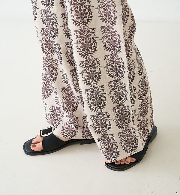 collex「ブロックプリント風 ボタニカルプリントパンツ」|その他|